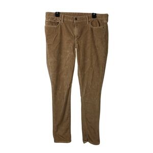 Levi's Corduroy‎ Pants Women's W33 L30 Tan Straight Leg Casual Comfort